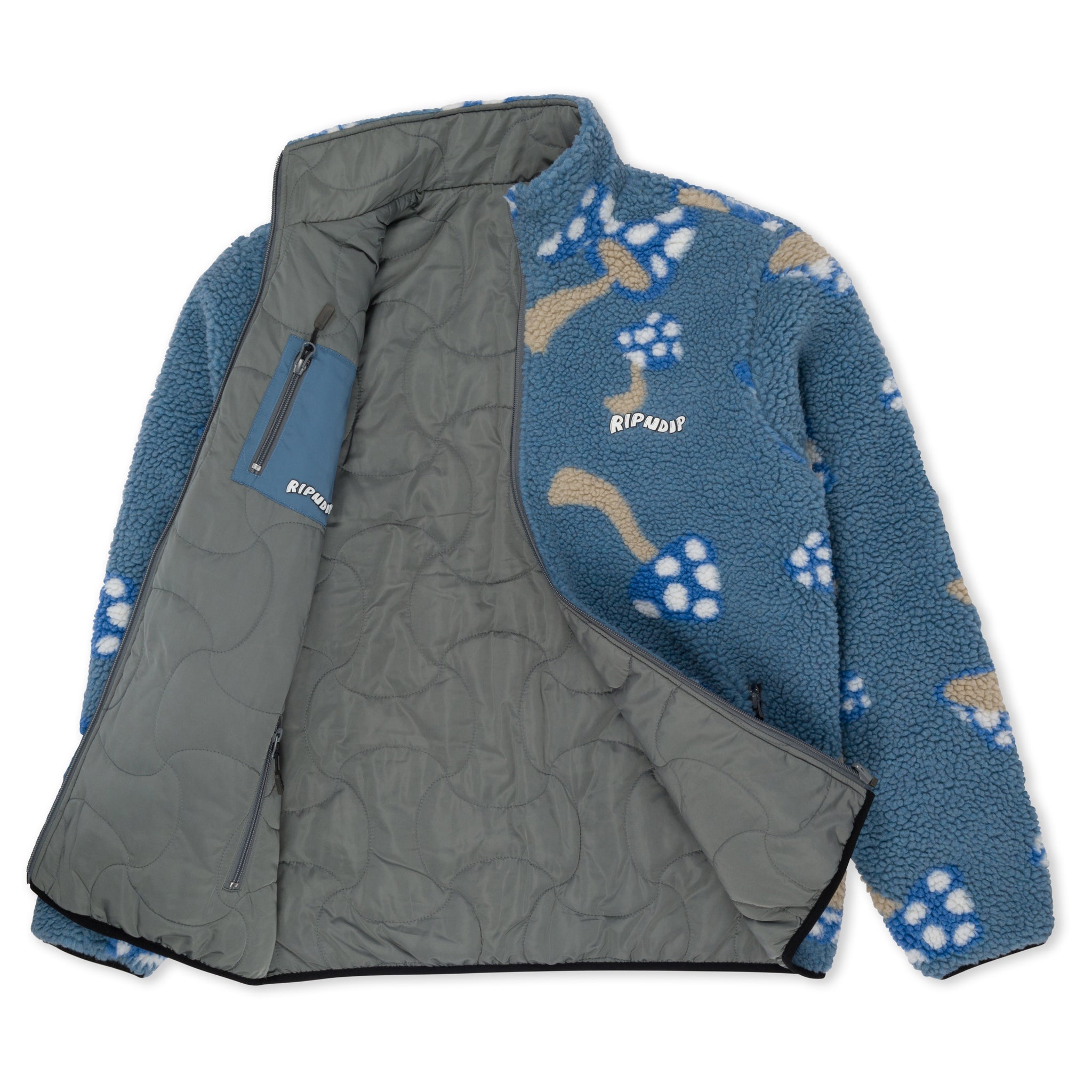 Euphoria Reversible Polar Fleece Jacket (Charcoal/Slate)、mySite、merchandisen