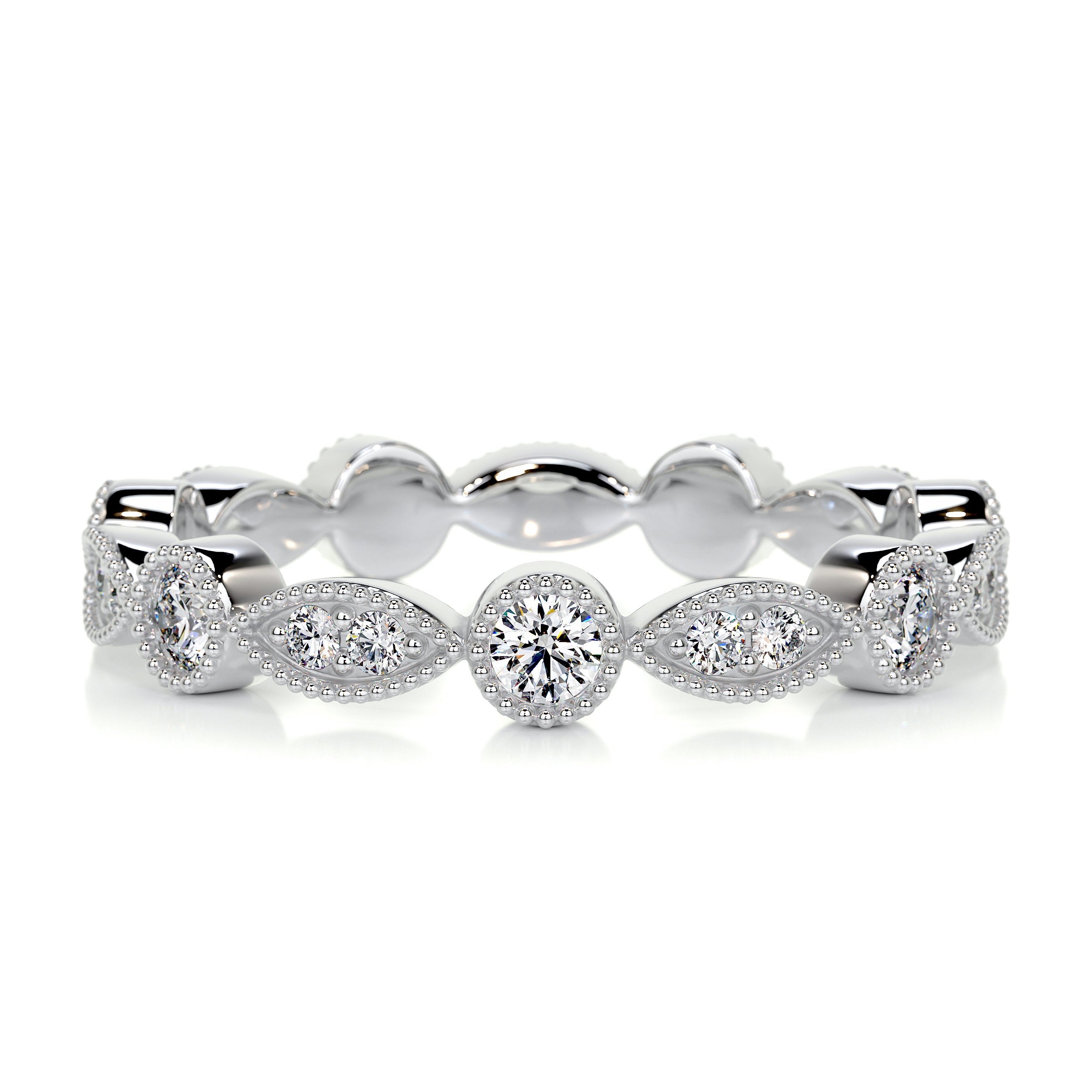 Amelia Eternity Wedding Ring (0.5 Carat) -18K White Gold (RTS)、mySite、hinf8tx79