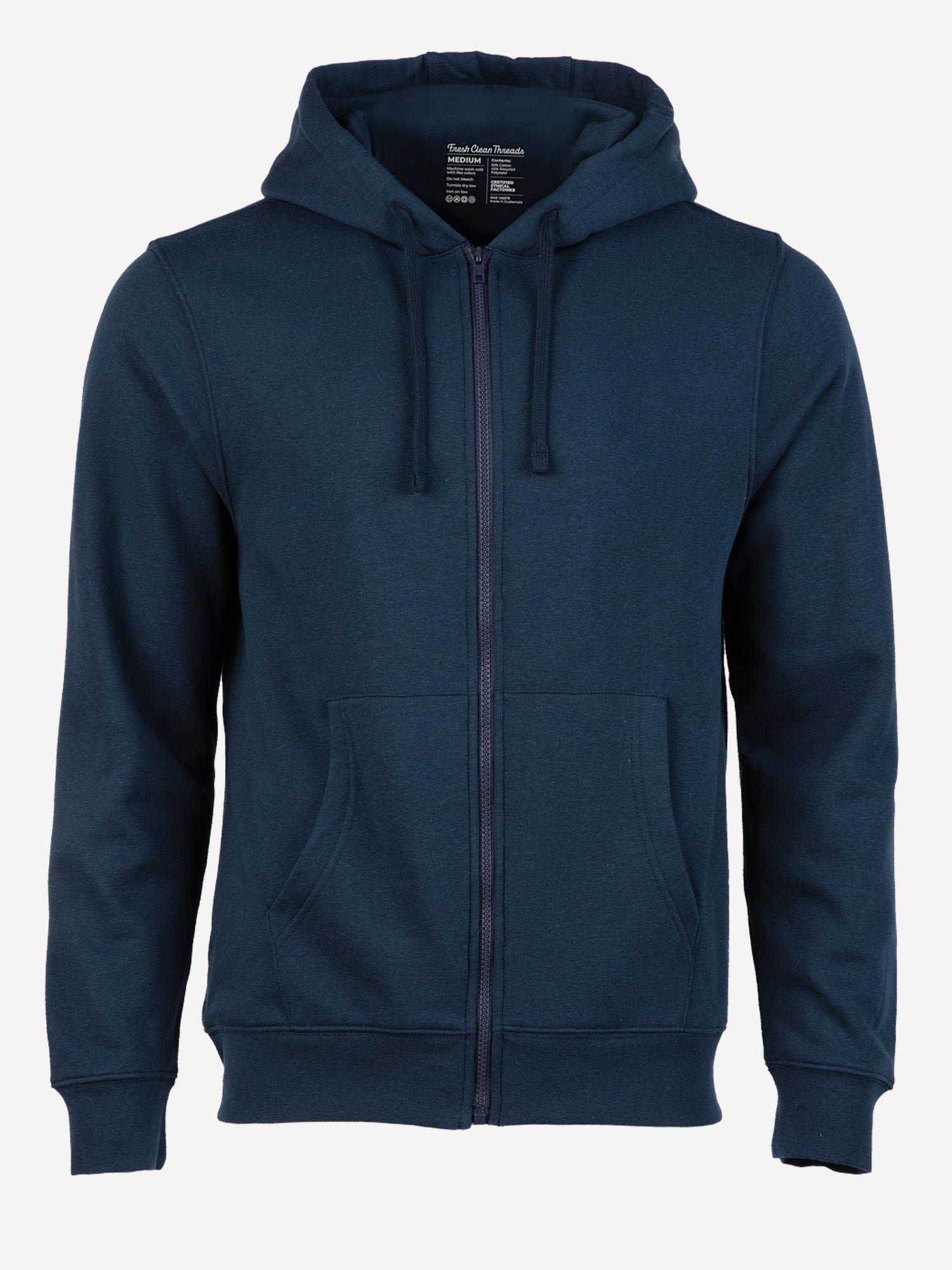  Dark Navy Zip-Up Hoodie、mySite、ghnorth