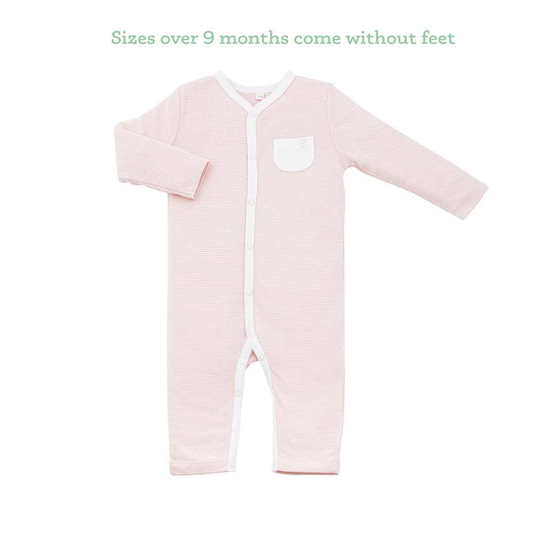  MORI Front Opening Sleepsuit - Blush、mySite、merchandisen