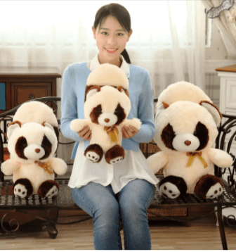 BIG Plush Red Panda or Raccoon Stuffed Animal Pillow *、mySite、g9winljtr