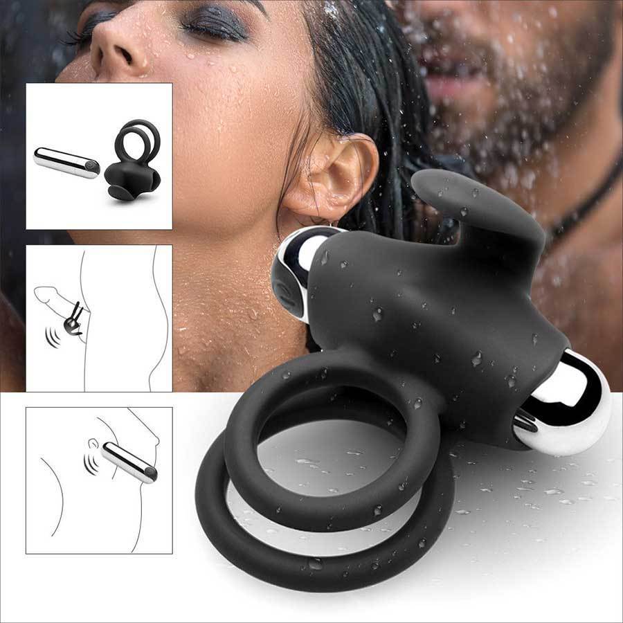 Silicone Flicker Vibrating Cock Ring & Penis Enhancer by Lynk Pleasure、mySite、bottomscart