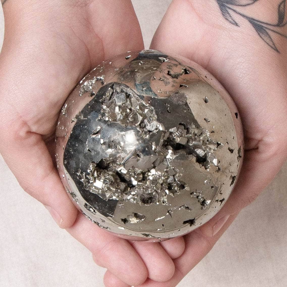 Natural Pyrite Sphere - AAA Premium Quality、mySite、hinf8tx79