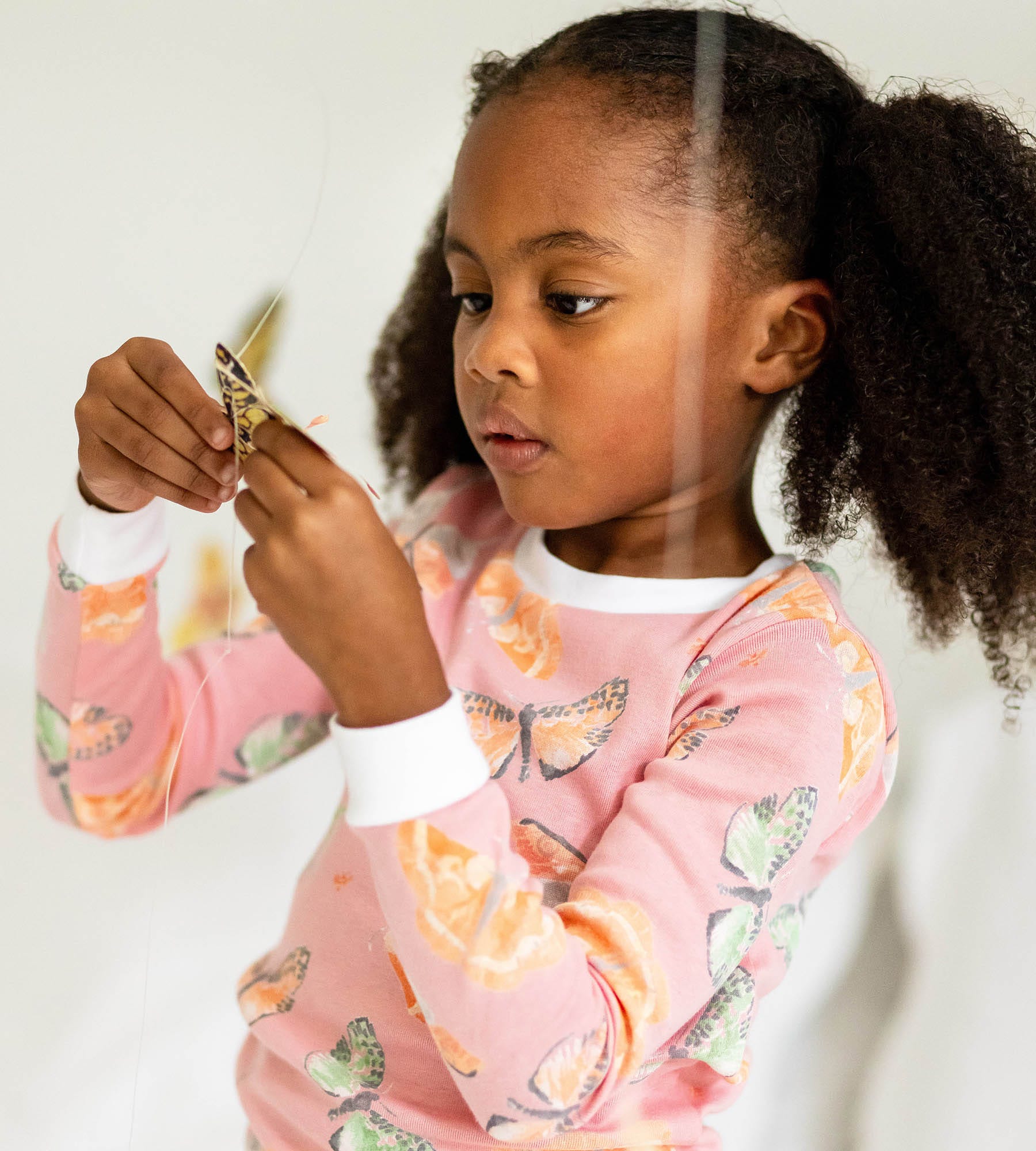 Desert Moths Organic Cotton 2-Piece Girl Pajamas、mySite、g9winljtr