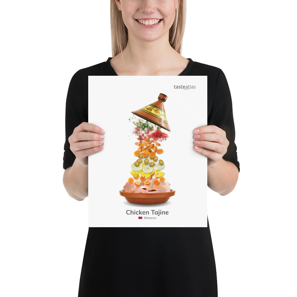 Chicken Tajine Poster (in)、mySite、camillekostekn