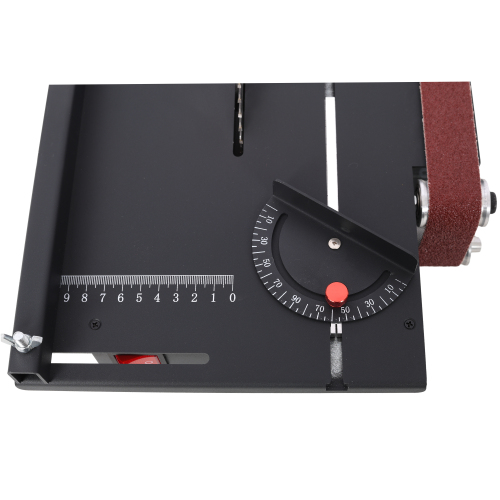 Mini Table Saw,Belt Sander, stainless steel top,4pcs Blades,10pcs Sanding Blet,7 Gear Adjustable 0-90° Angle, Available for Wood/PCB/Acrylic/Plastic,DIY Model Crafts Cutting Tool、、eastwooduniform