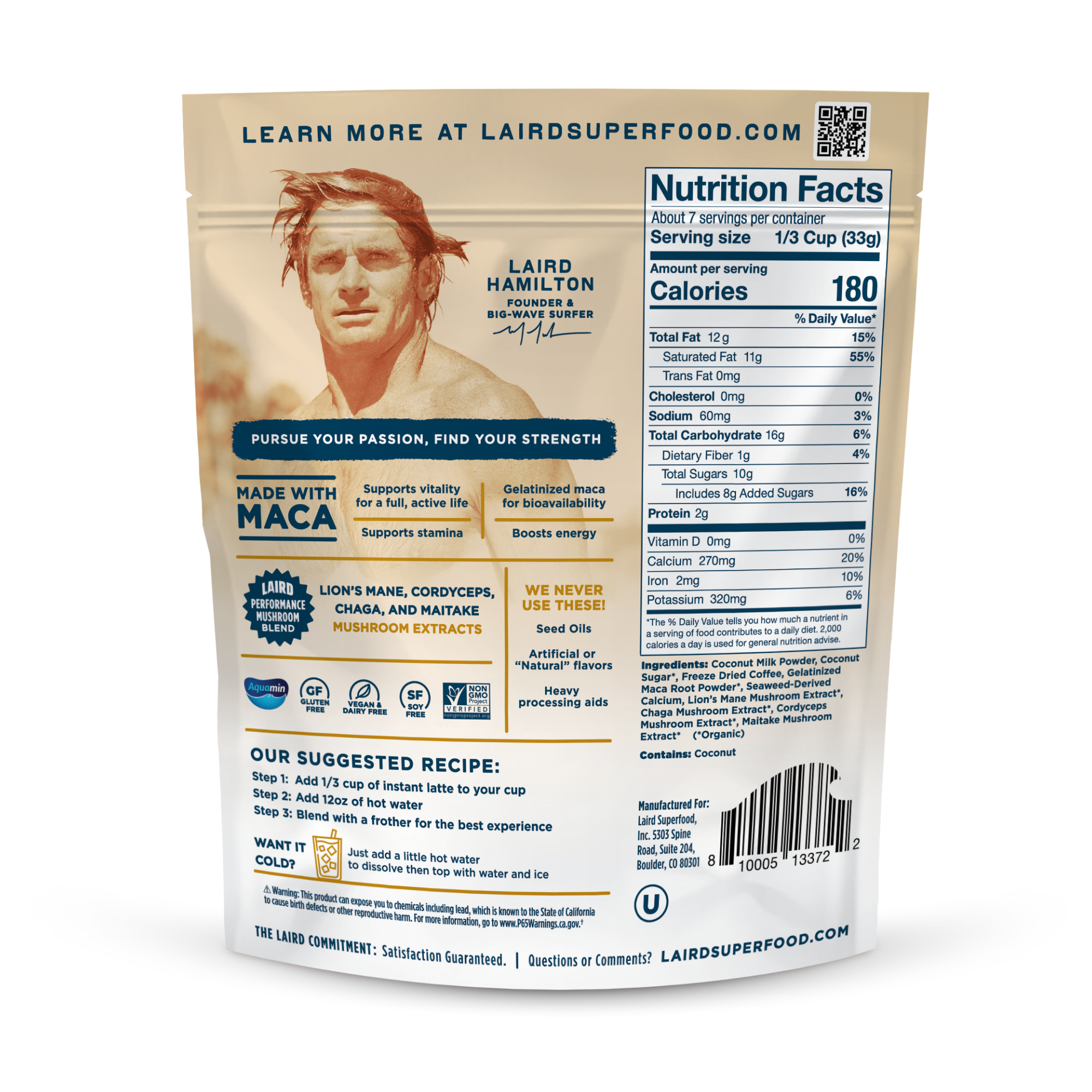 Maca Instant Latte、mySite、gigharbornorthrealestate