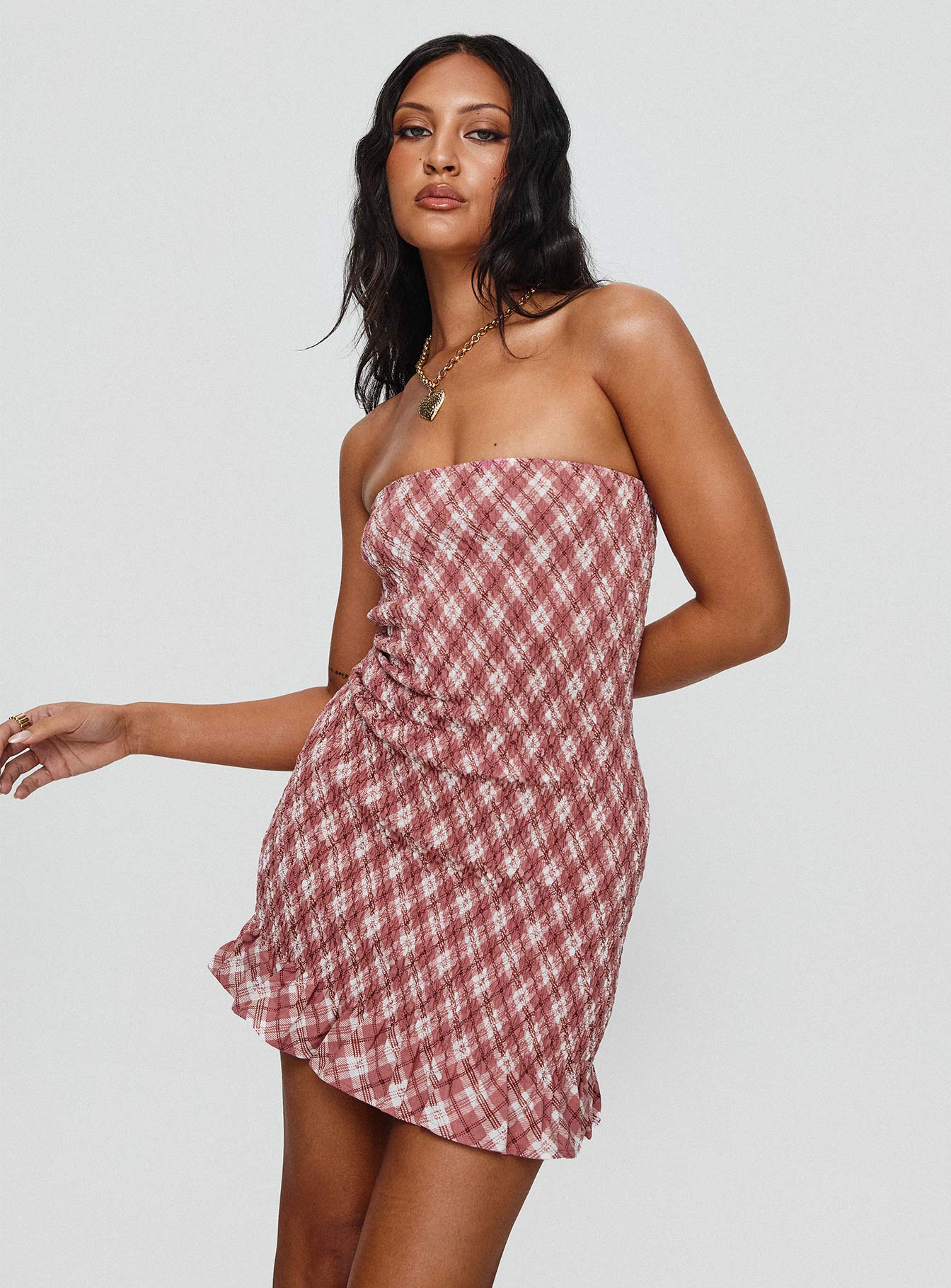 Takiyo Mini Dress Pink、mySite、solidvoid