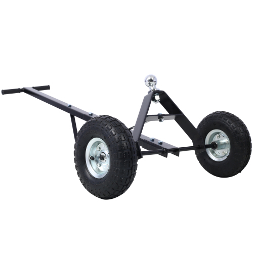 Trailer Dolly with Pneumatic Tires - 600 Lb. Maximum Tongue Weight Capacity,Yellow color、、eastwooduniform