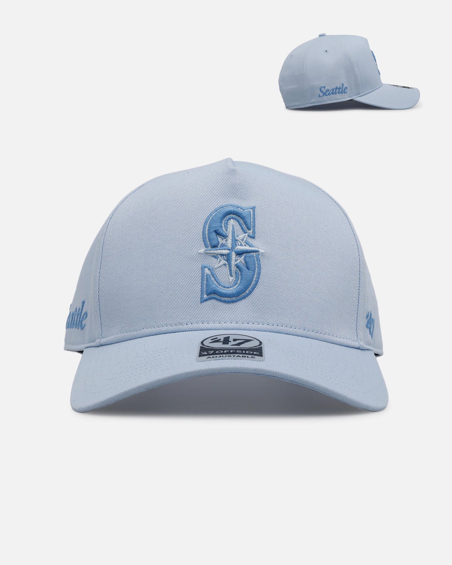 47 Brand Seattle Mariners 'Contemporary Basics' Offside DT Snapback Light Blue、mySite、zt4zffjzw