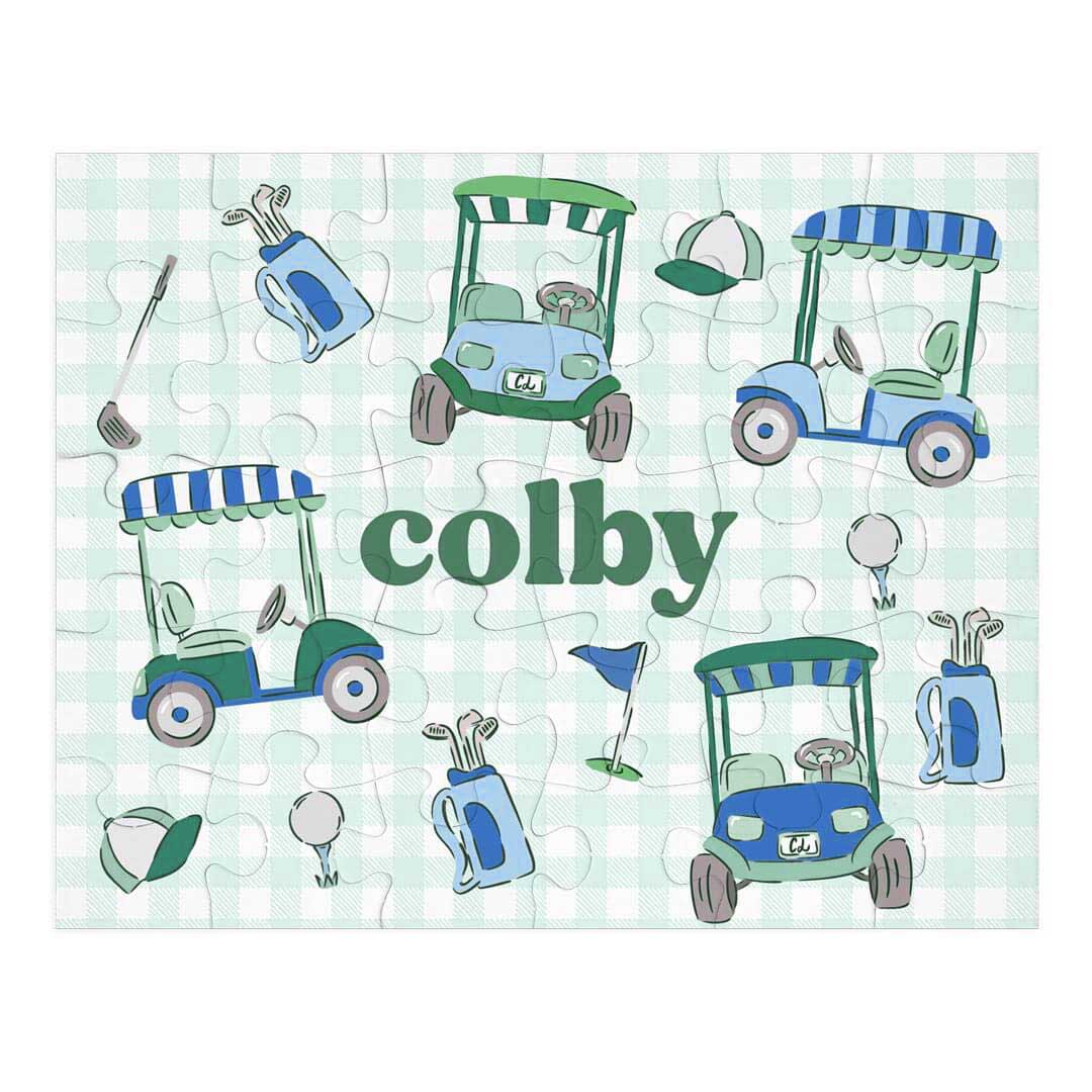  Kids Personalized 30 Piece Puzzle | Birdie Babes Green、mySite、layawaytickets