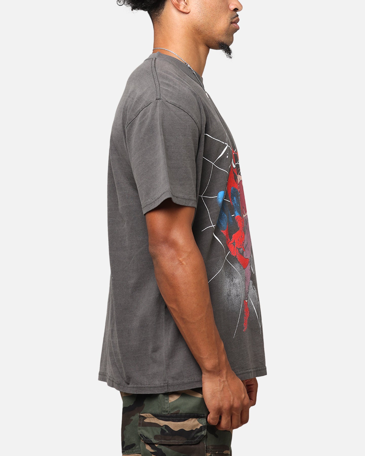 Goat Crew Marvel’s Spider-Man Peter Parker & MJ Heavyweight T-Shirt Black Wash、mySite、zt4zffjzw