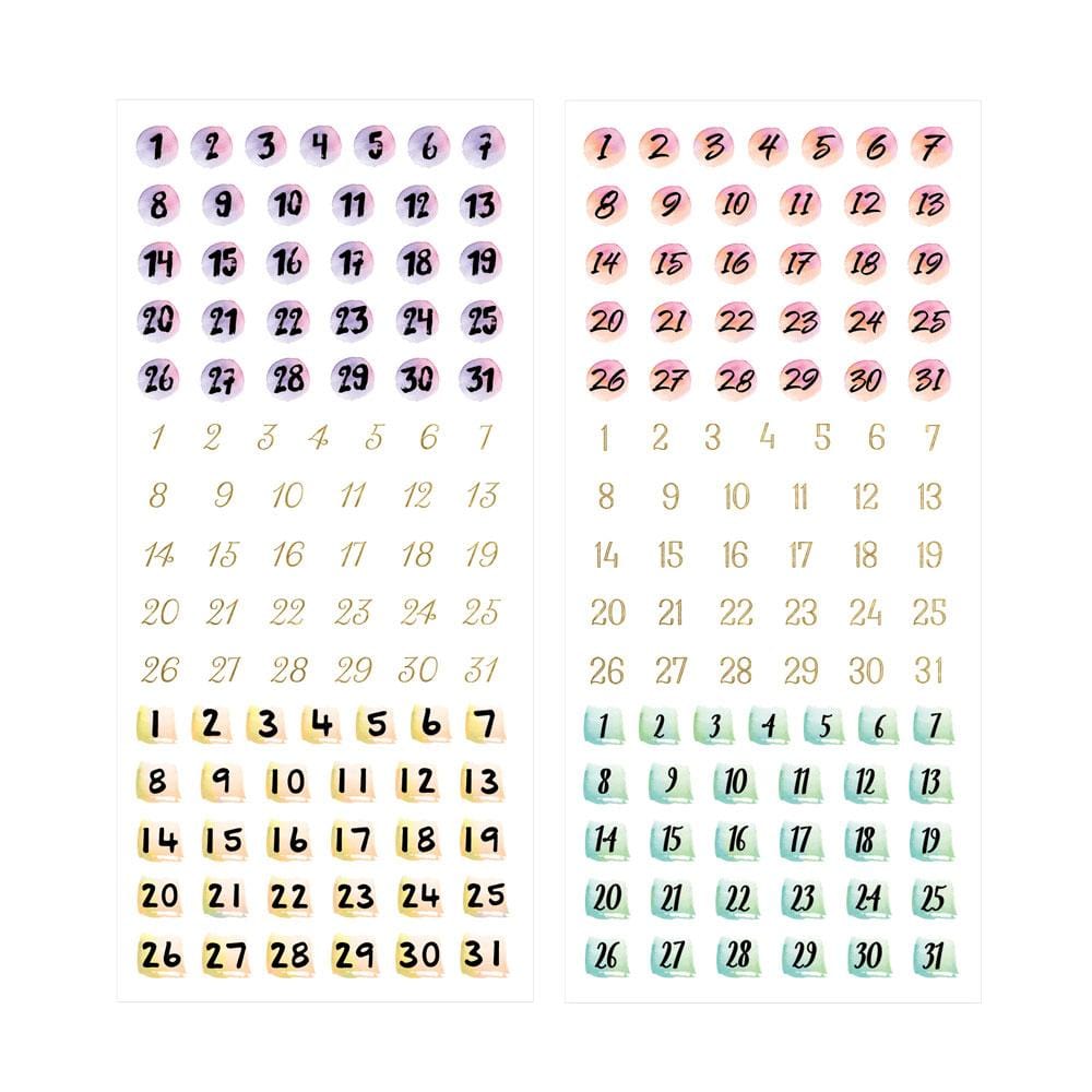  Planner Stickers - Numbers、mySite、ghnorth