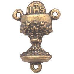  Communion Cup and Host - Eucharist Center - bronze (1.8cm-0.7)、mySite、elrpsem3k