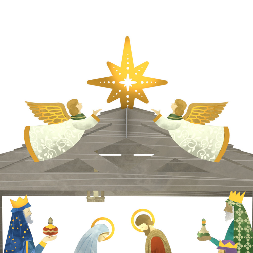 Decorative Nativity Scene Pop-Up Gift、mySite、solidvoid