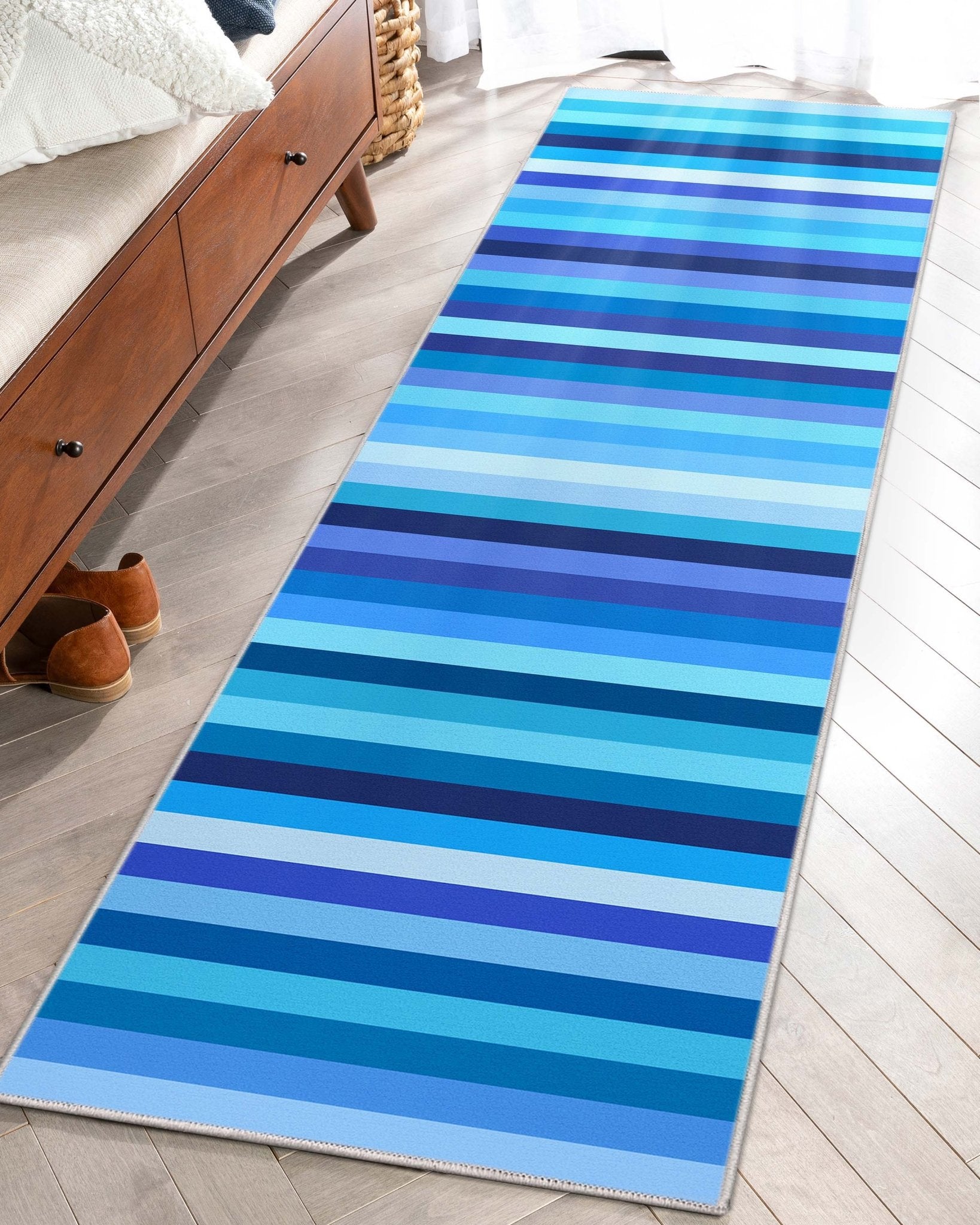 Crayola Stripe Blue Area Rug By Well Woven、mySite、gigharbornorthrealestate