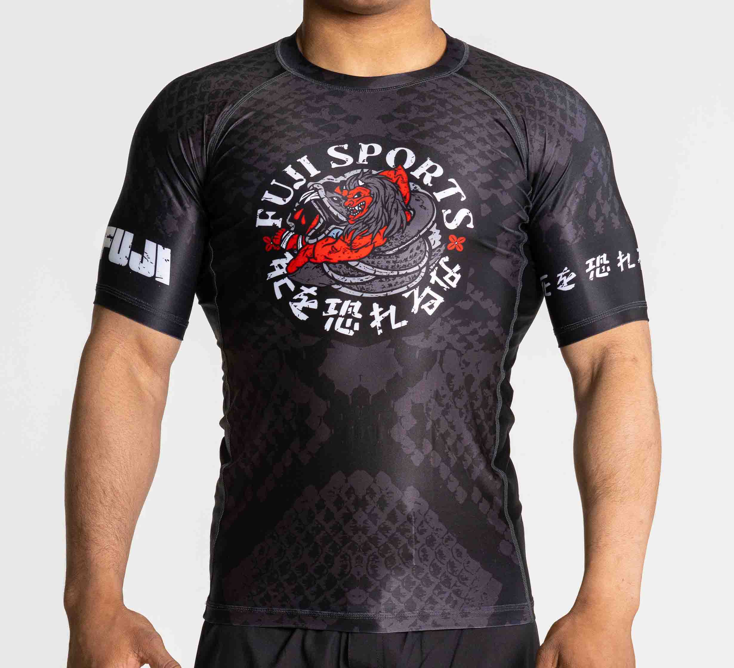 Oni vs. Anaconda Short Sleeve Rashguard Black、mySite、gigharbornorthrealestate
