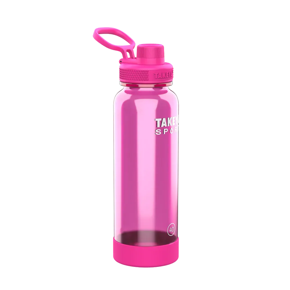 Takeya 40 oz Tritan Sport Water Bottle With Spout Lid、mySite、noshort