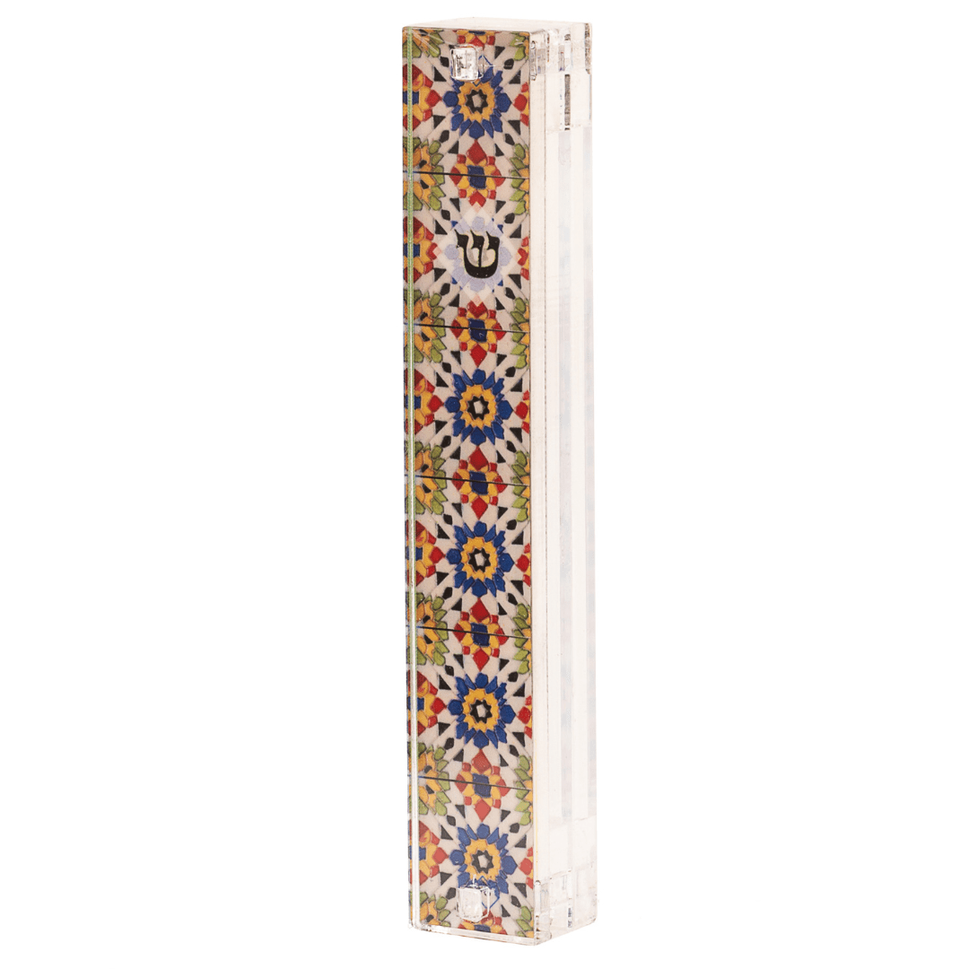 Colorful Bullseye Mezuzah by Israel Museum、mySite、topwebapps