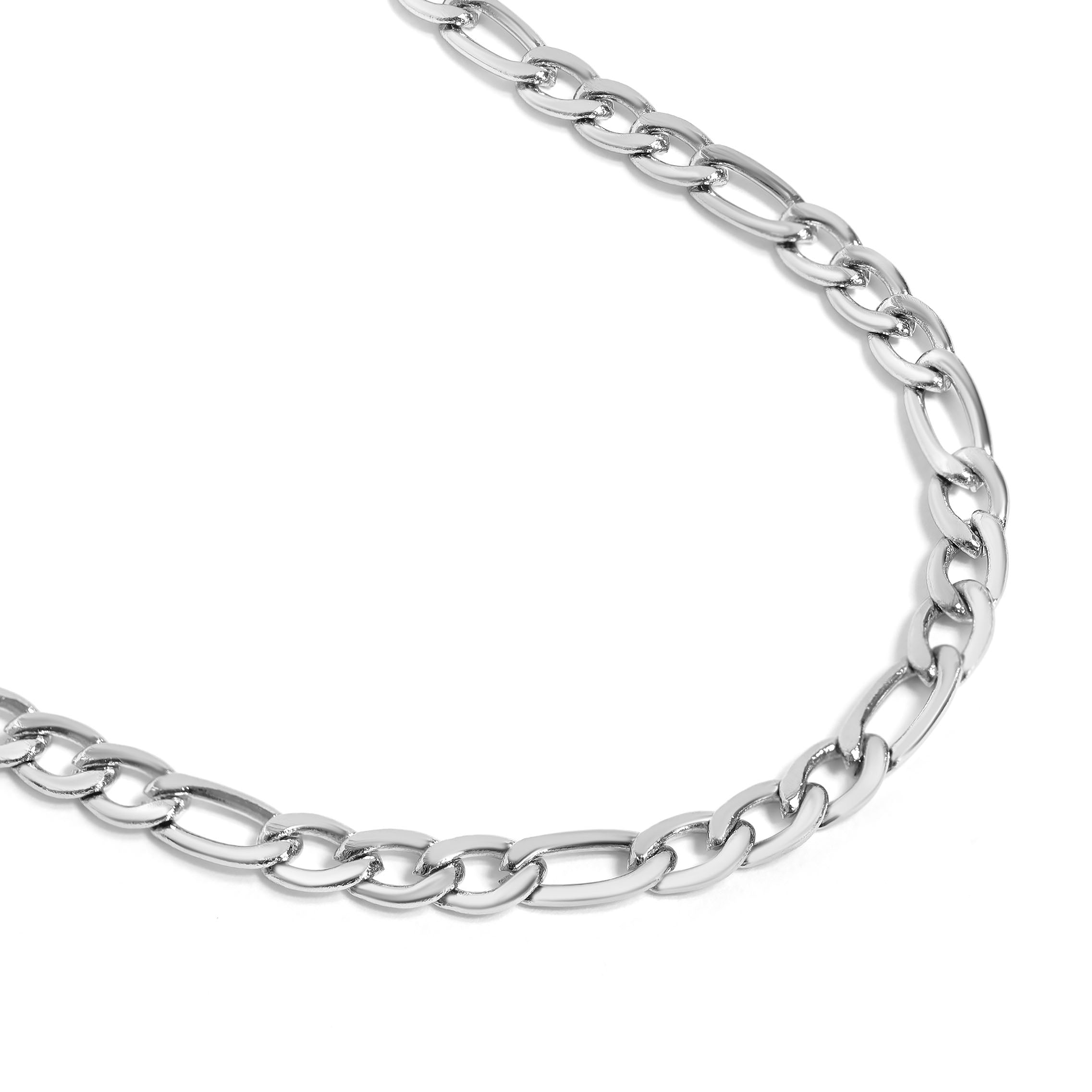 Stainless Steel Figaro Chain Necklace / CHN9500、mySite、dreamappss