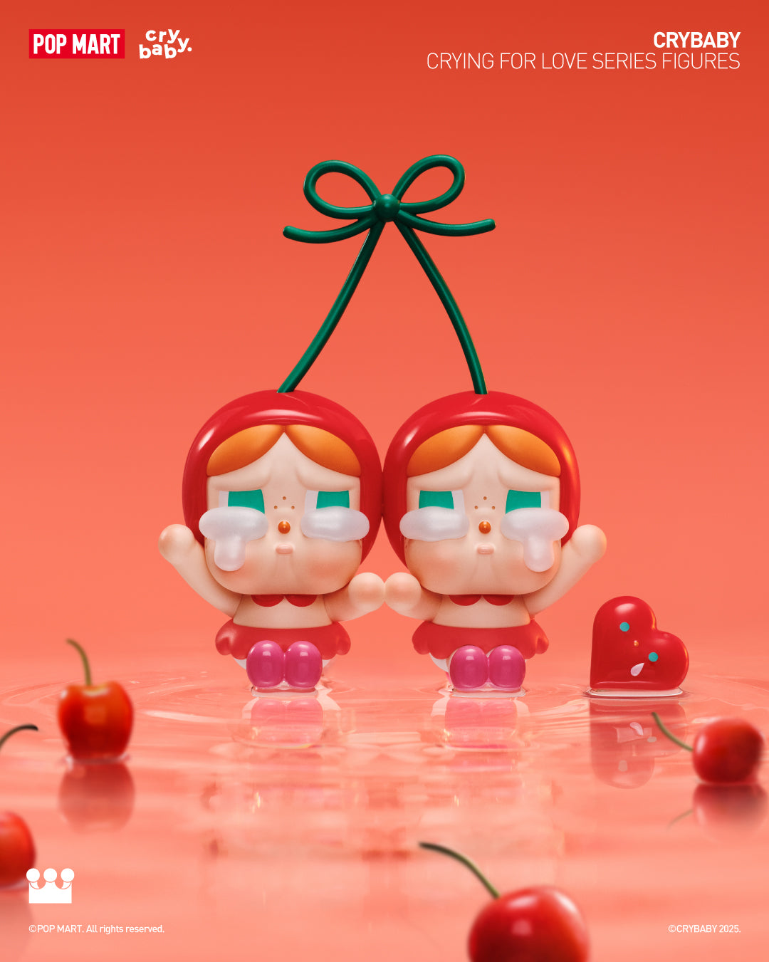  POP MART CRYBABY Crying For Love Series Figures、mySite、greenlandpopulation