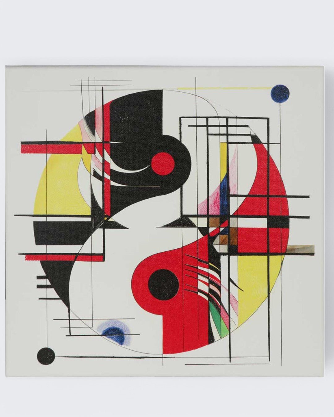 Conceptual Yin Yang Artistic Canvas Print Wall Art、mySite、topwebapps