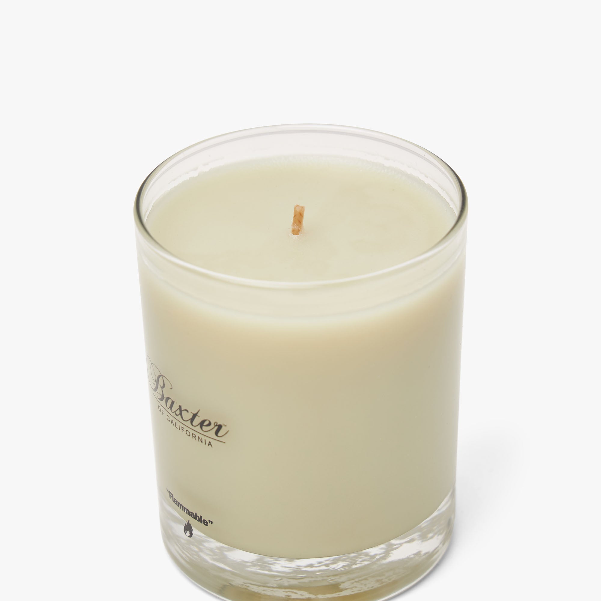  Baxter of California White Wood Candle、mySite、merchandisen