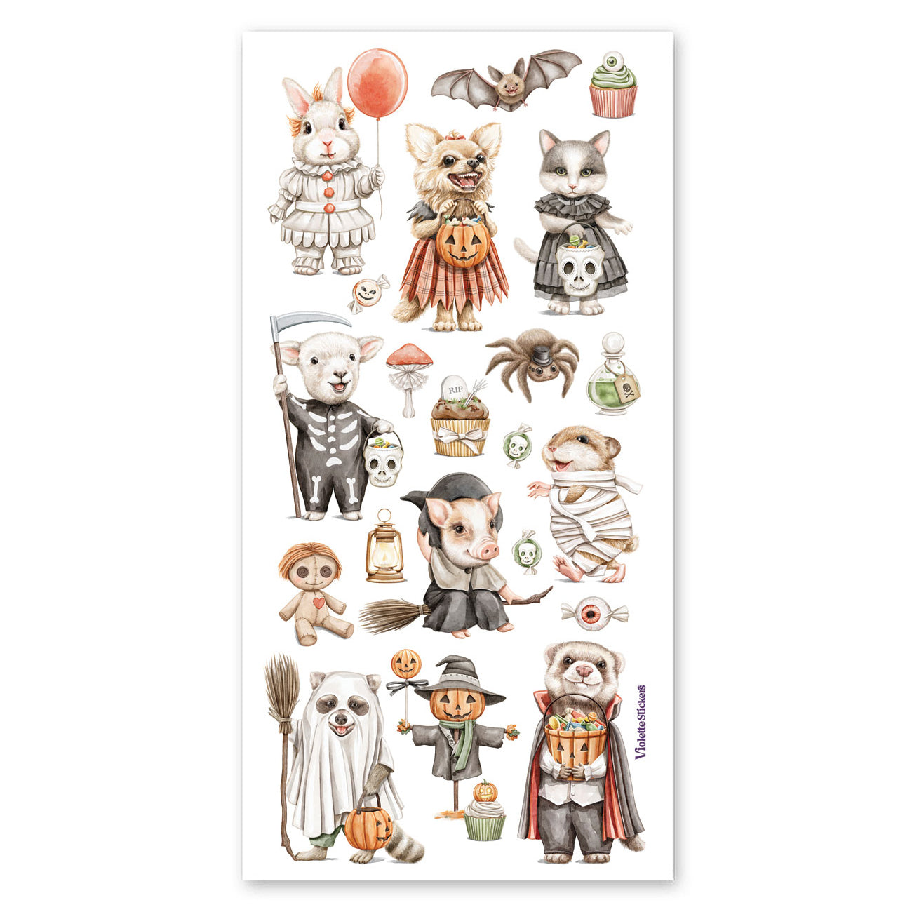  Critter Halloween Stickers、mySite、ghnorth