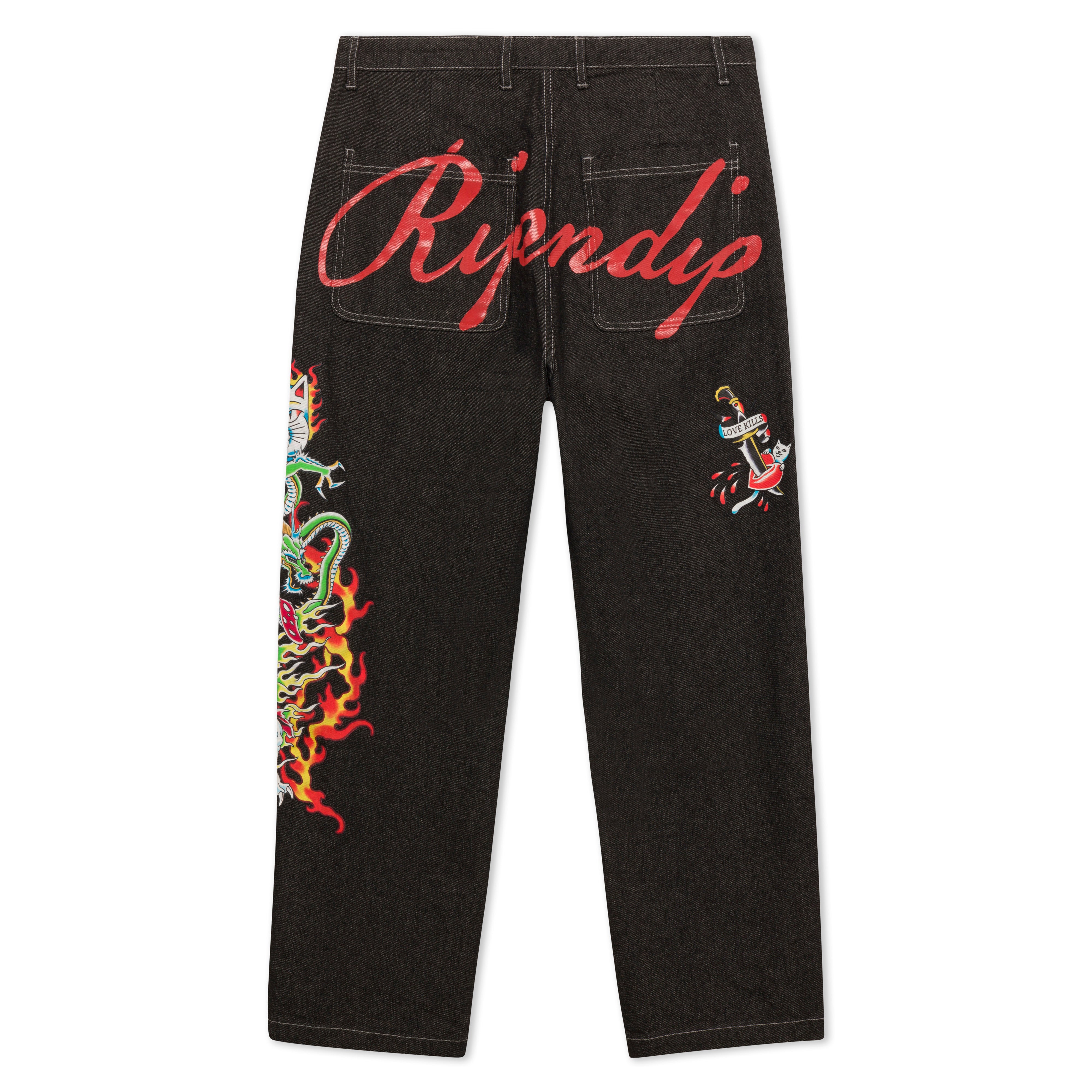  InkEd Wide Fit Denim Pants (Black)、mySite、merchandisen
