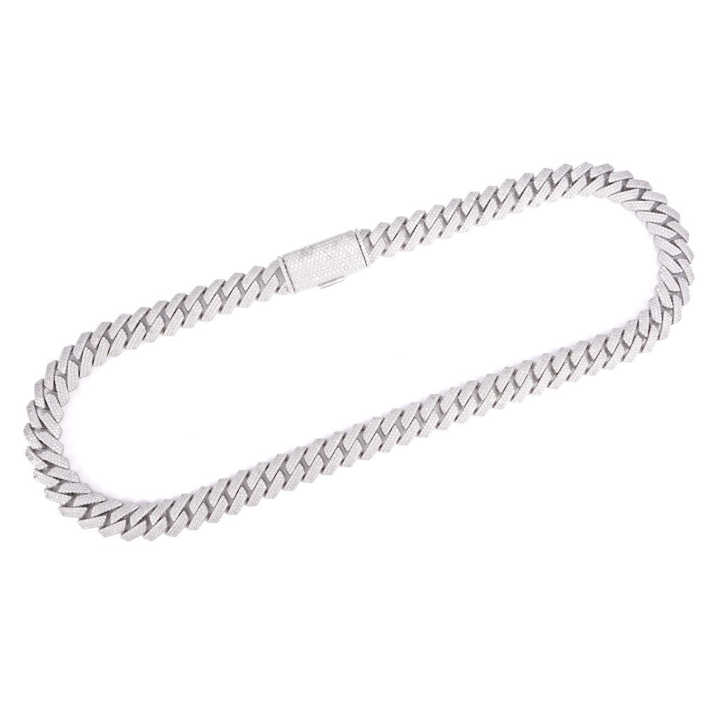 15MM 3-Row Diamond Cuban Chain 14K Solid Gold、mySite、hinf8tx79