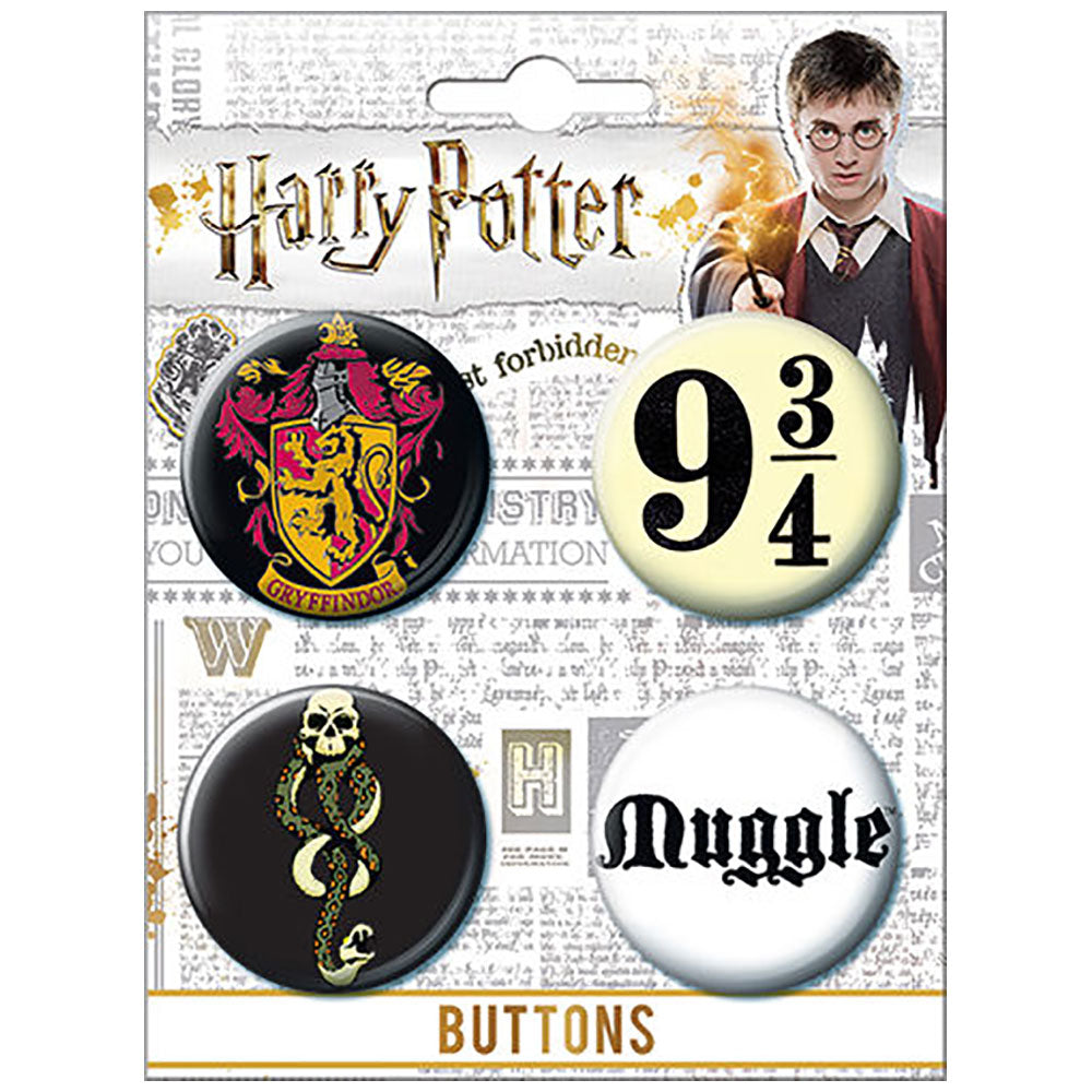 Harry Potter Button Set、mySite、ghnorth
