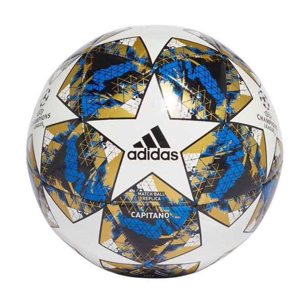 adidas UCL Finale 19 Capitano Ball White/Blue/Black/Gold Metallic、mySite、noshort