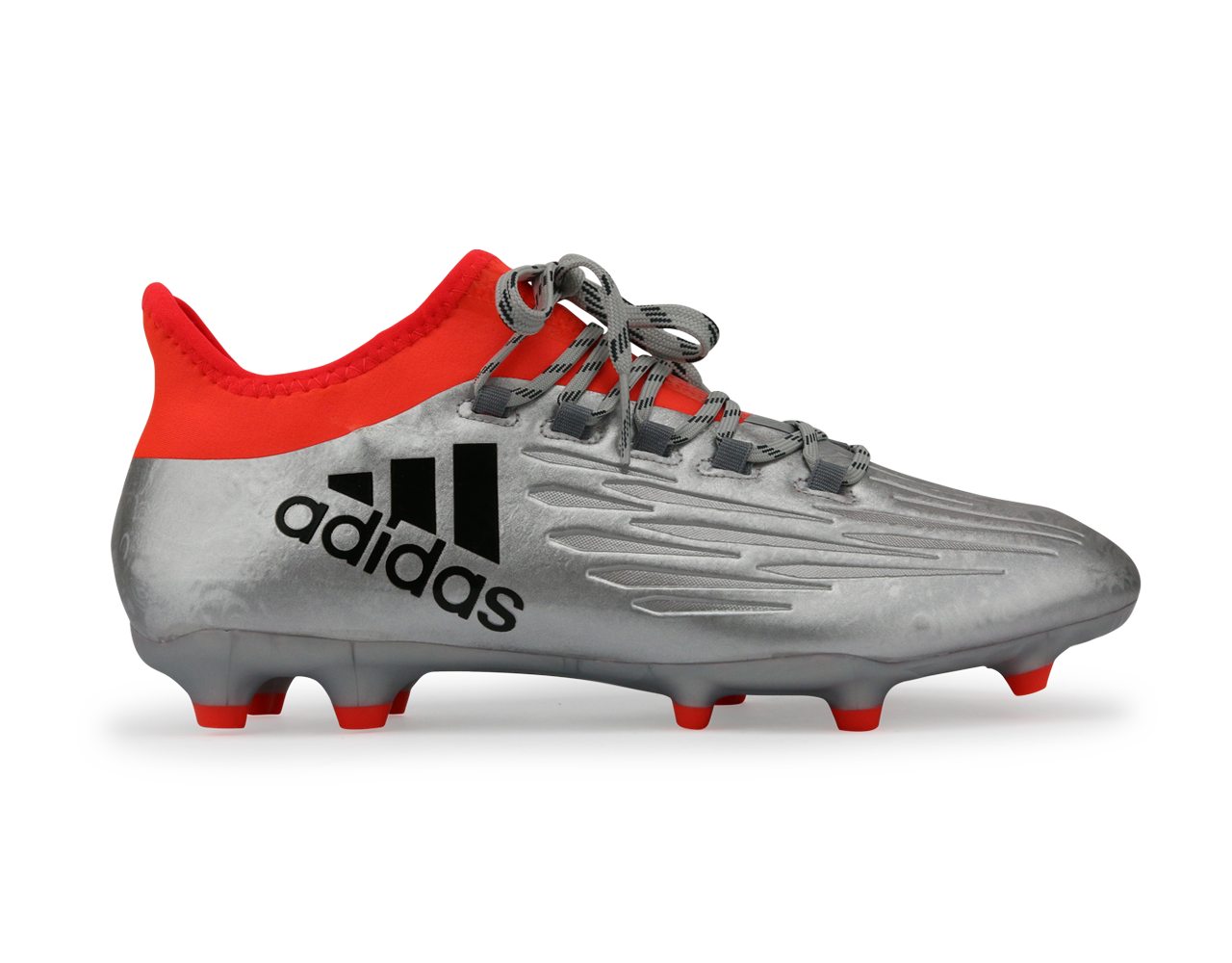 adidas Men's X 16.2 FG Silver Metallic/Black/Solar Red、mySite、bottomscart