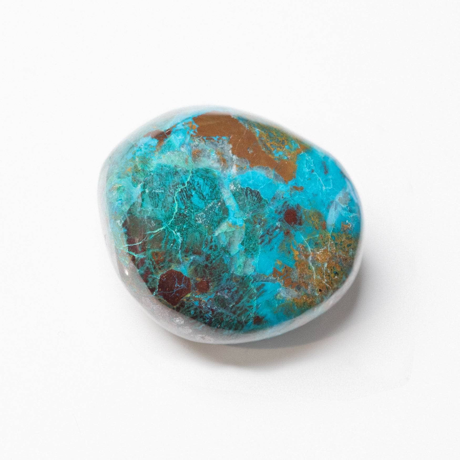 Rare Peruvian Chrysocolla Palm Stone、mySite、hinf8tx79