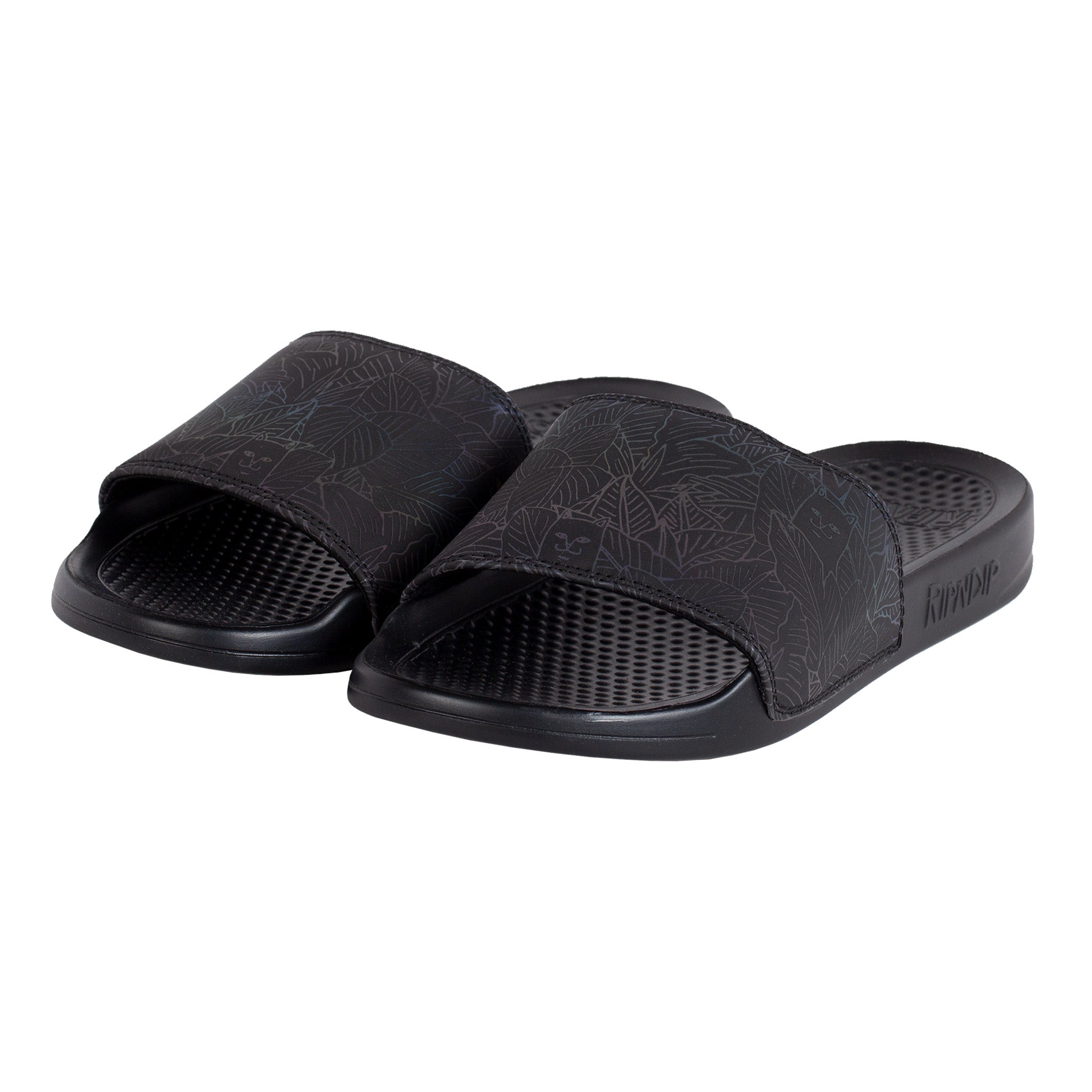  Nermal Leaf Slides (Black Iridescent)、mySite、merchandisen