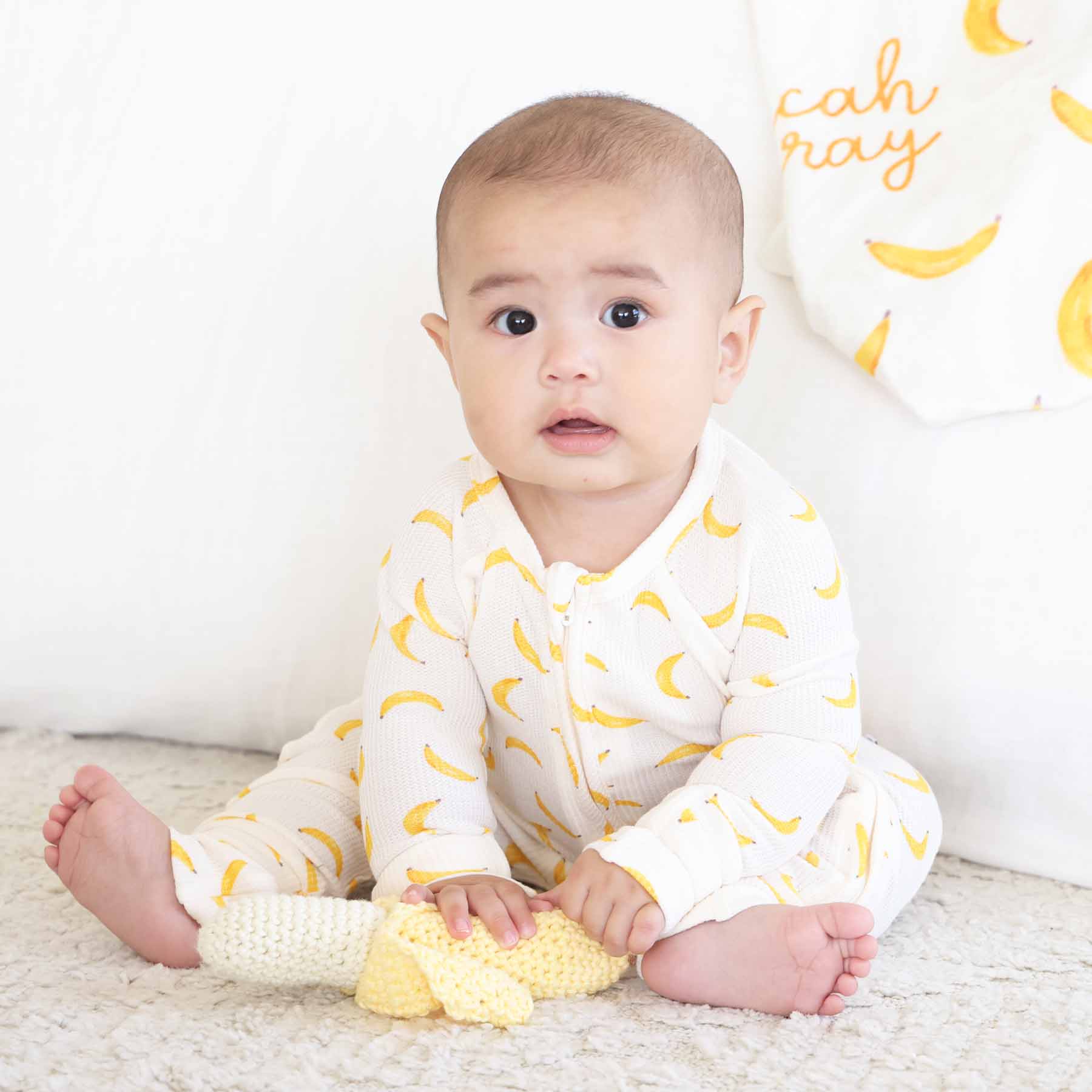  Go Bananas Bamboo Waffle Convertible Zip Romper、mySite、layawaytickets