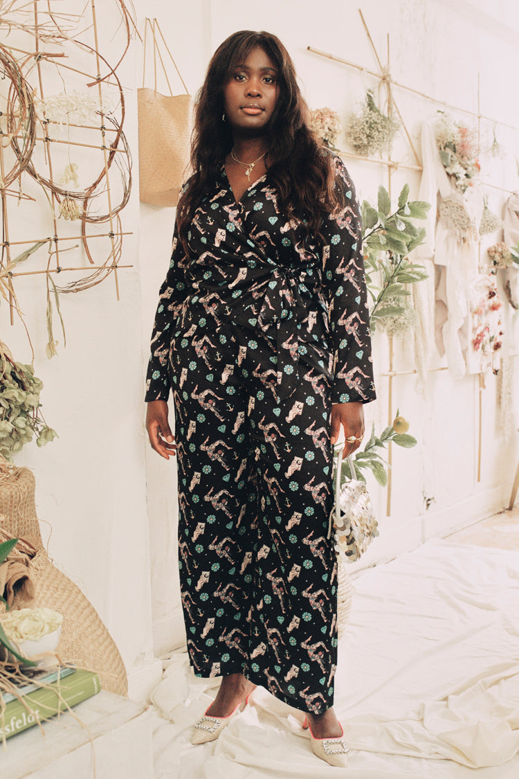 Amy Tattoo Wrap Top、mySite、solidvoid