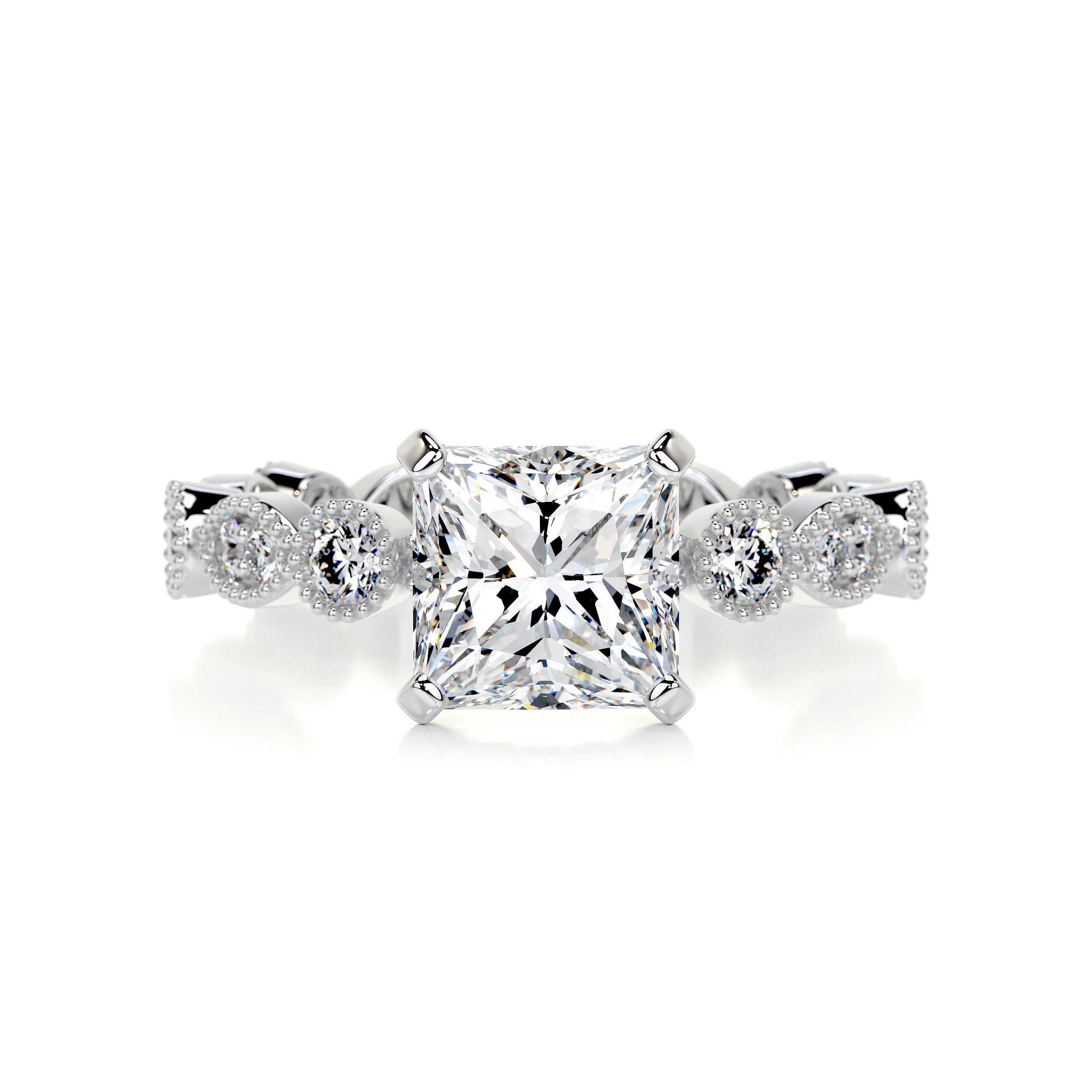 Amelia Diamond Engagement Ring -14K White Gold、mySite、hinf8tx79