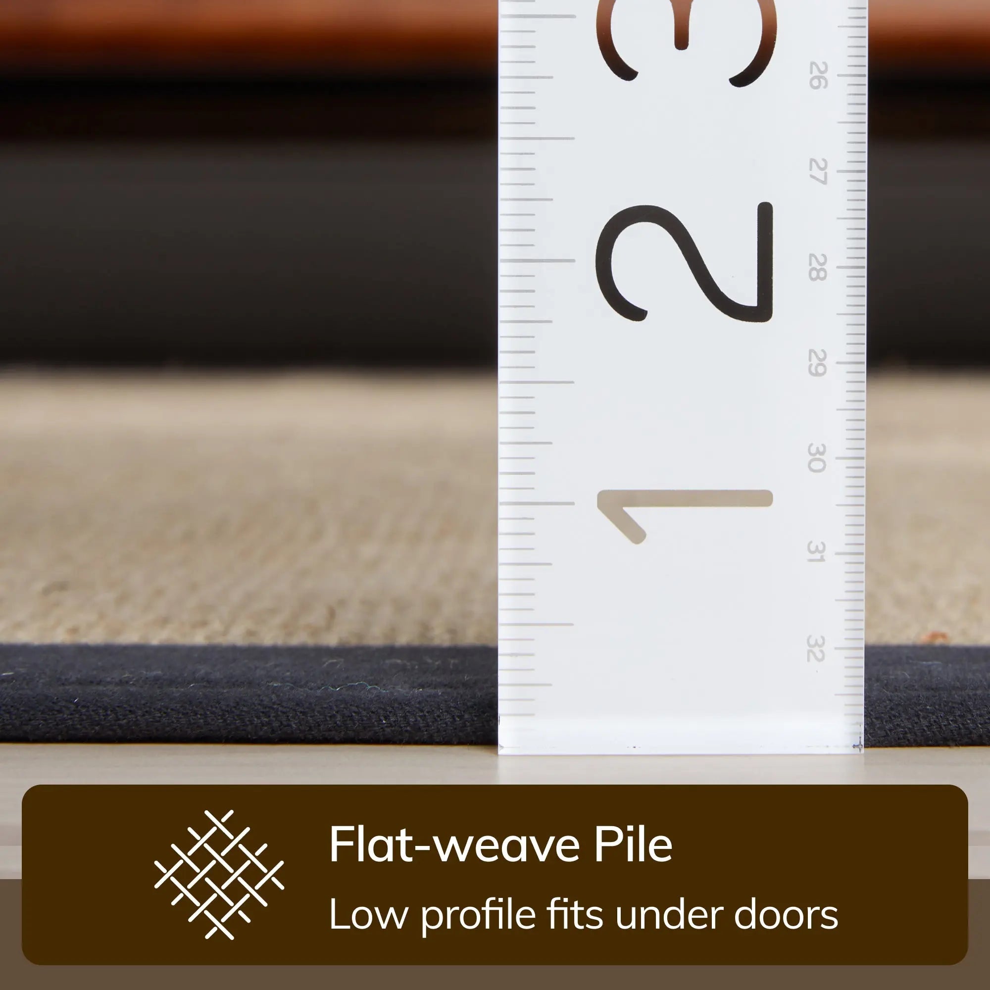 Sorel Farmhouse 5' x 7' Non-Slip Natural-Fiber Natural Black Border Rug、mySite、gigharbornorthrealestate