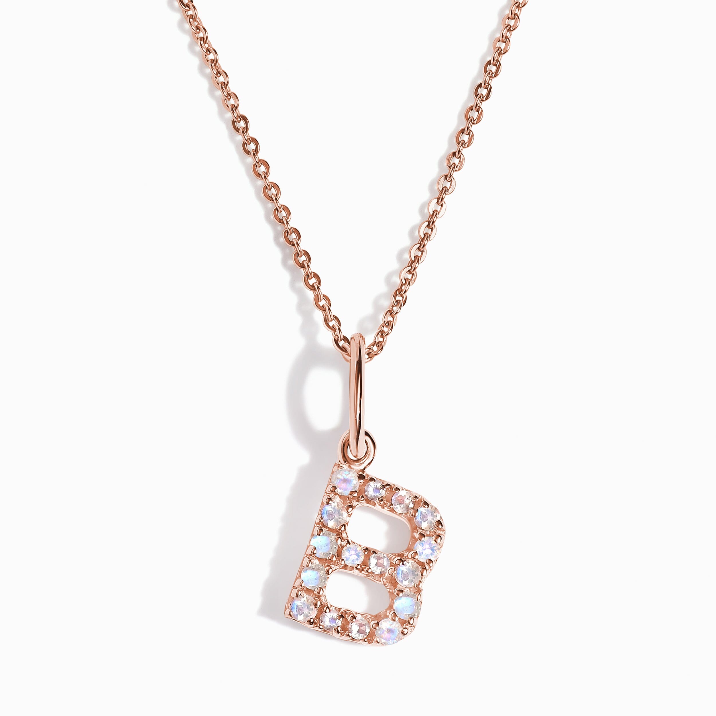 Moonstone Necklace - Alphabet、mySite、hinf8tx79