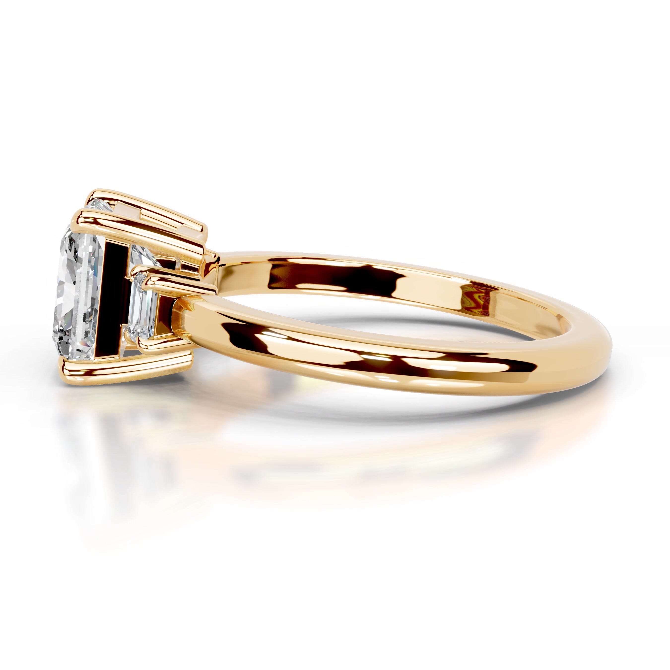 Luz Diamond Engagement Ring - 18K Yellow Gold、mySite、hinf8tx79