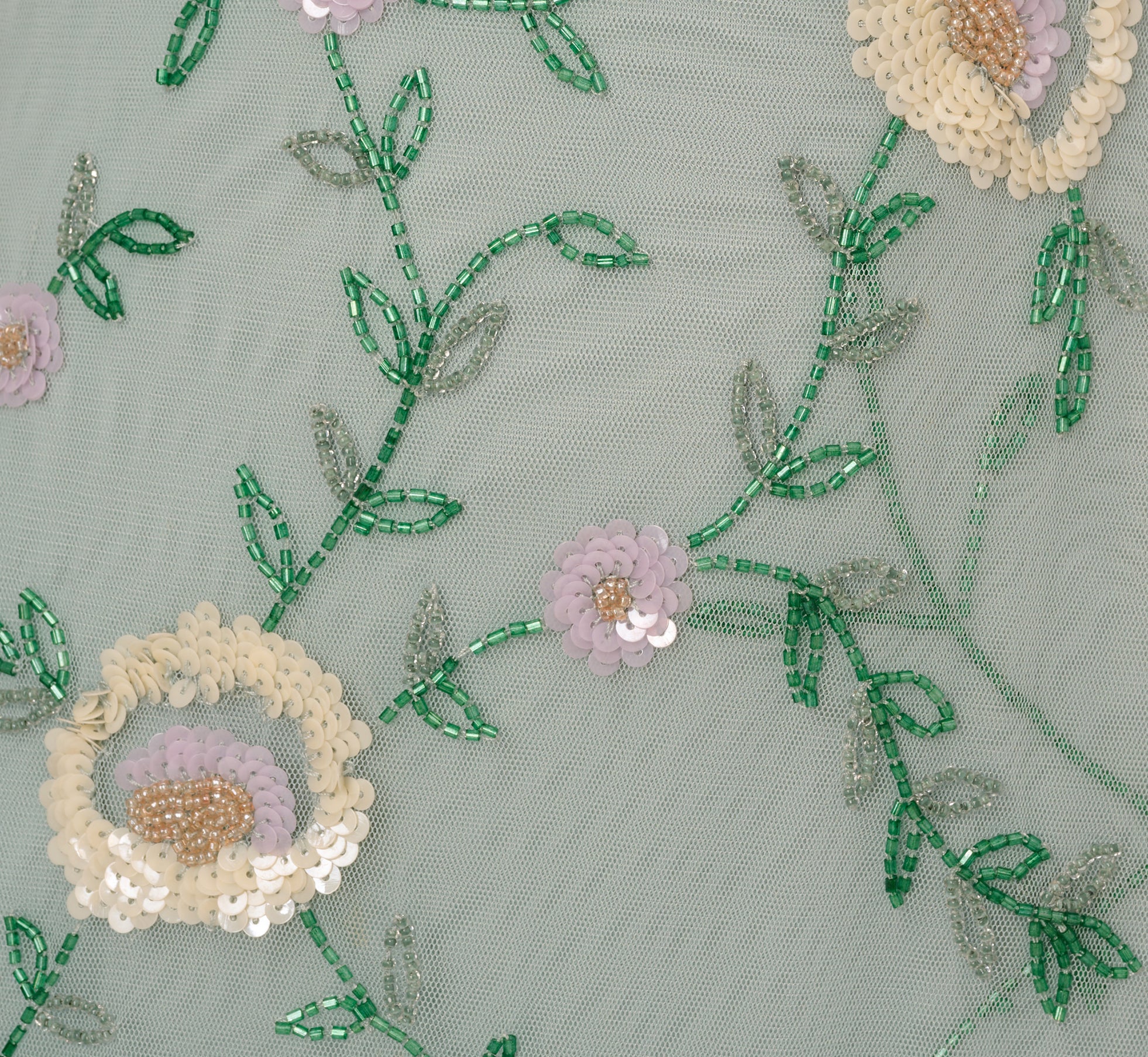 Flutter Sleeve Beaded Wrap Dress In Aqua Dust、mySite、solidvoid