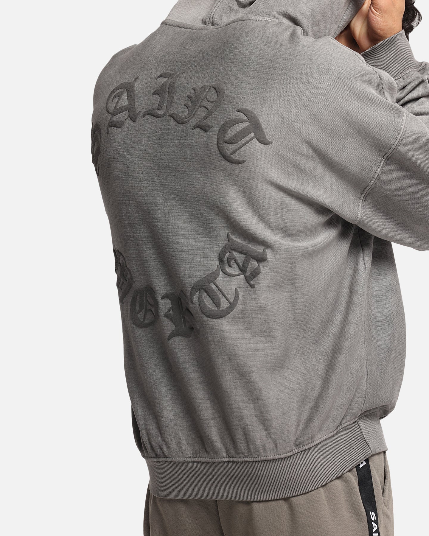 Saint Morta Mortal Boxy Hoodie Washed Charcoal、mySite、zt4zffjzw