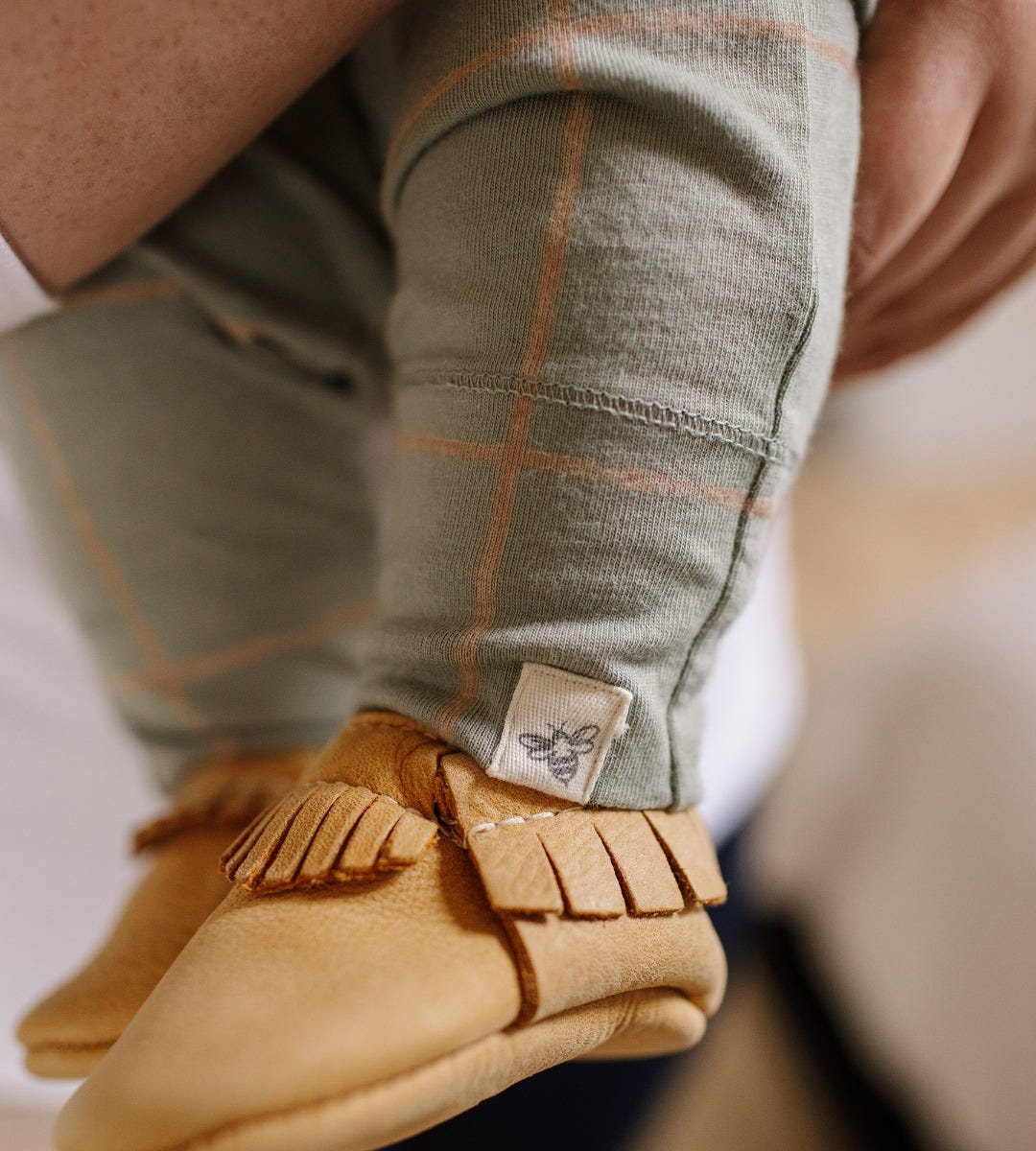 Swiss Check Neutral Bodysuit & Pant Set、mySite、g9winljtr