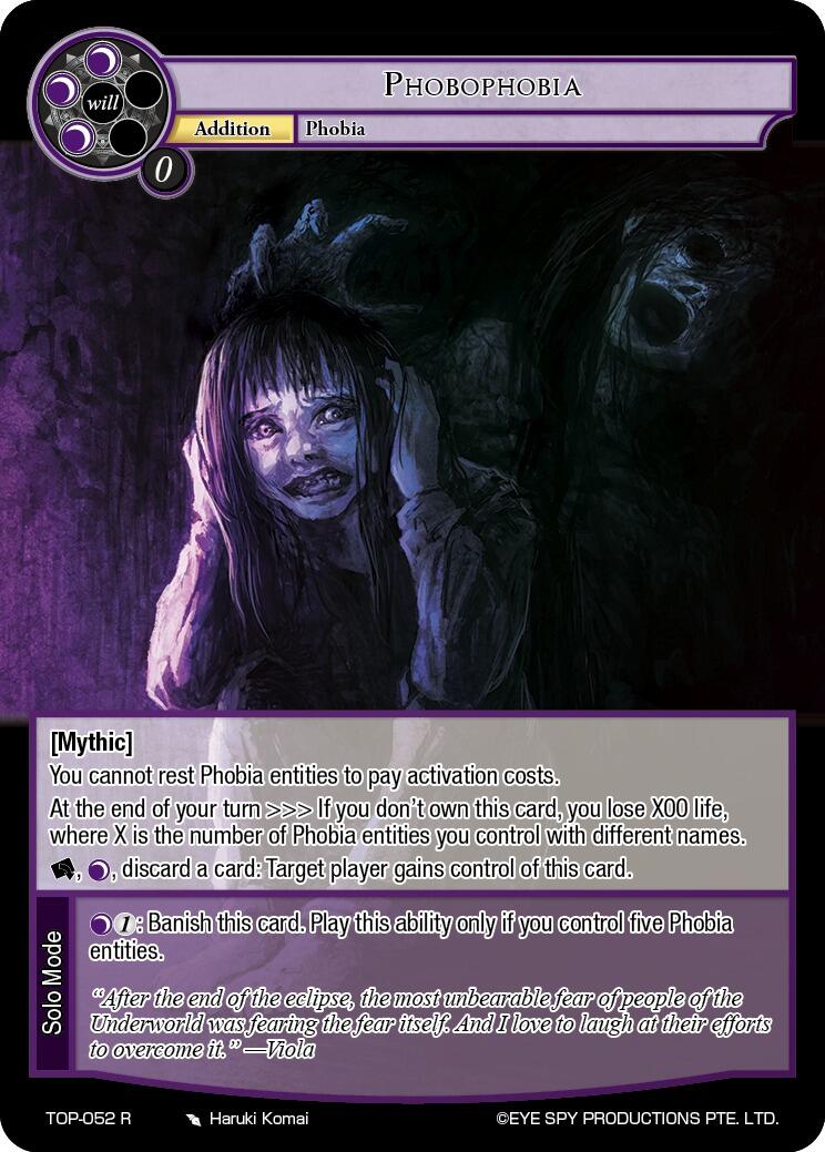 Phobophobia (TOP-052 R) Ten Oaths of Protopaterpolis' War、mySite、waistdrama