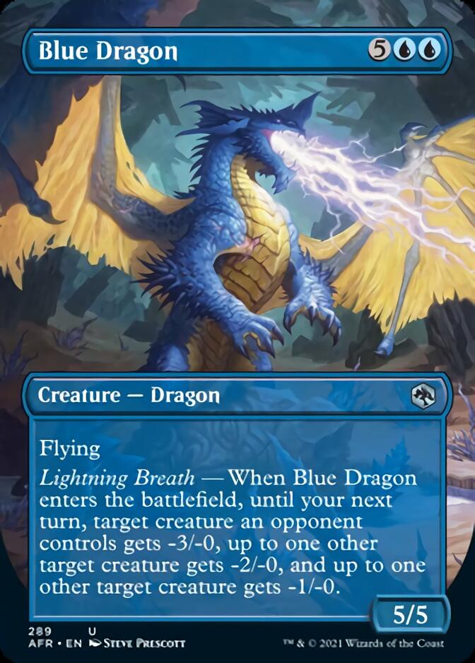 Blue Dragon (Borderless Alternate Art) Dungeons & Dragons: Adventures in the Forgotten Realms、mySite、waistdrama