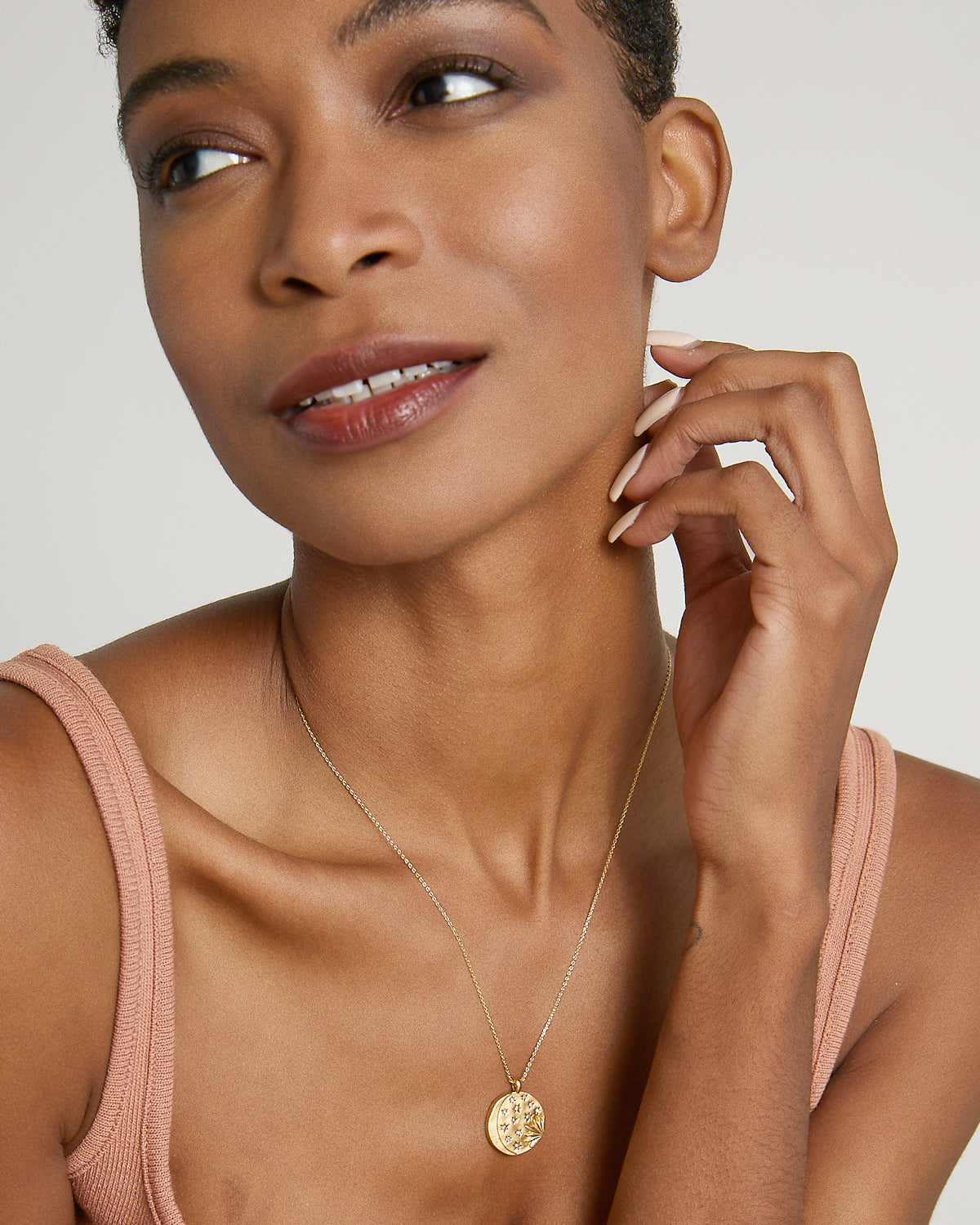 Sun Moon & Stars Necklace、mySite、hinf8tx79