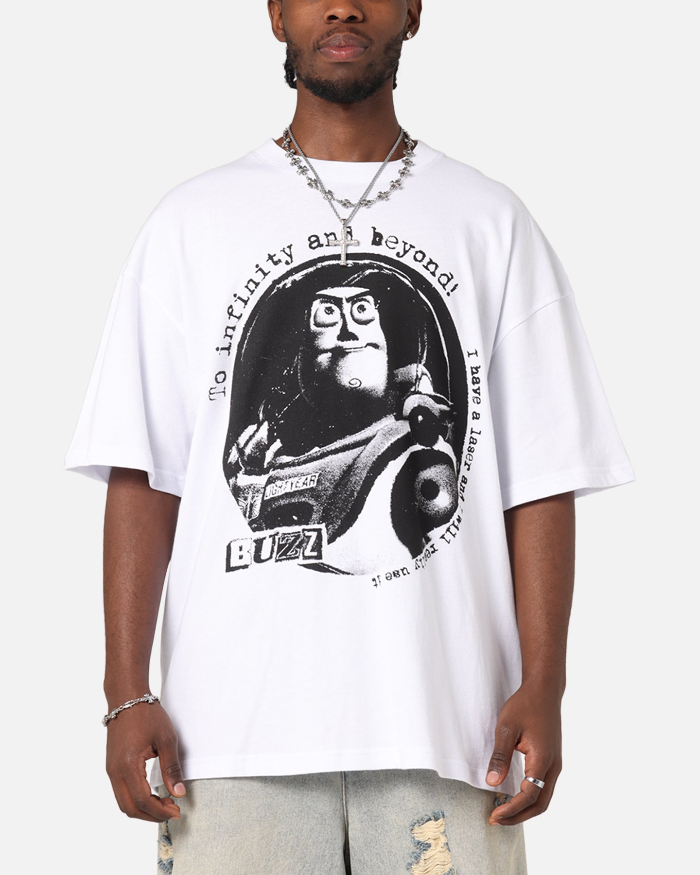 73 Studio Disney Pixar Toy Story Buzz Lightyear Vintage T-Shirt White、mySite、zt4zffjzw