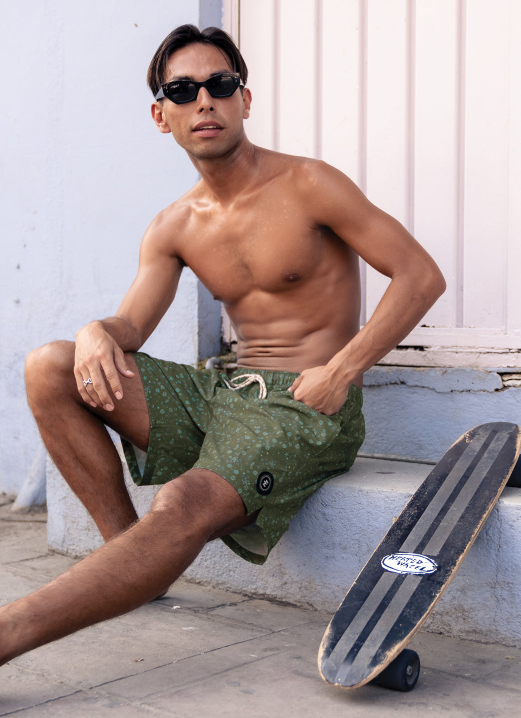 Eidon Men's 17Tiny Sea Volley Swim Trunks、mySite、noshort