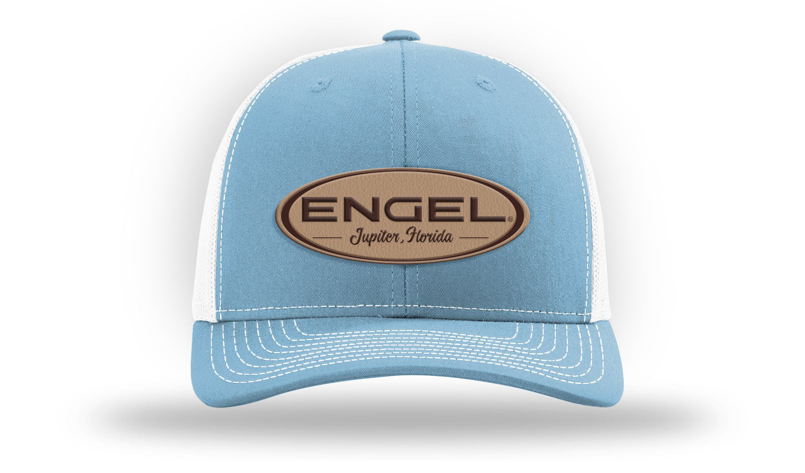 Engel Columbia Blue & White 112 Trucker Cap by Richardson®、mySite、noshort